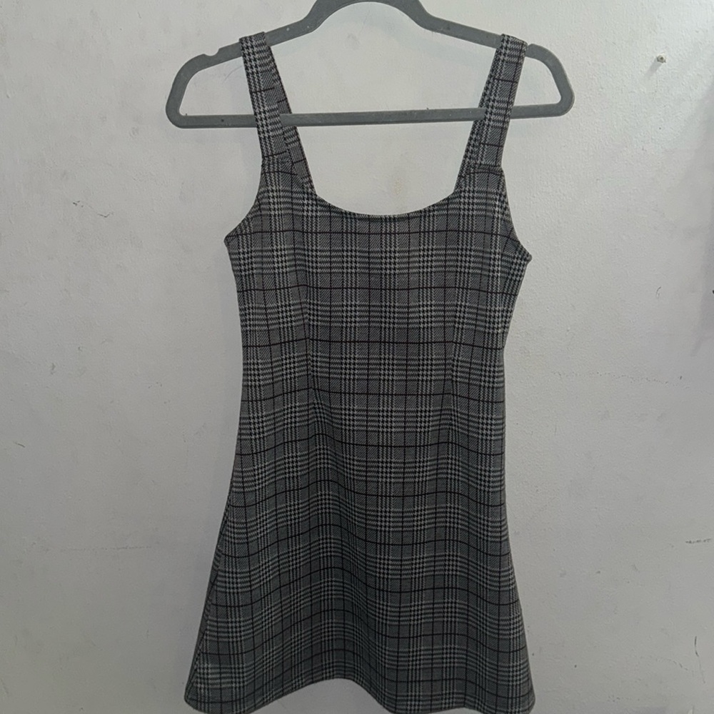 Xs plaid dress